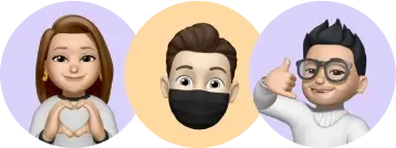 Illustration of multiple people avatars showing audience
